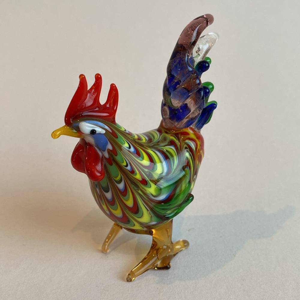 Fitz and Floyd Glass Menagerie Rooster 43/103